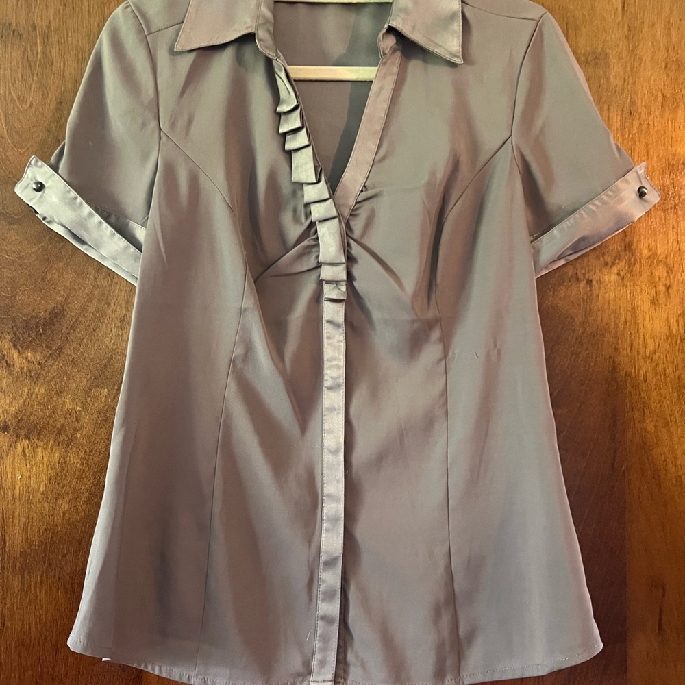 Elegant Taupe Women's Top